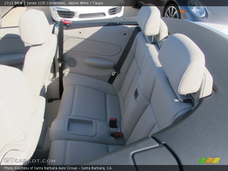 Alpine White / Taupe 2013 BMW 1 Series 128i Convertible