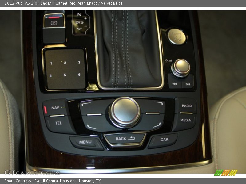 Garnet Red Pearl Effect / Velvet Beige 2013 Audi A6 2.0T Sedan