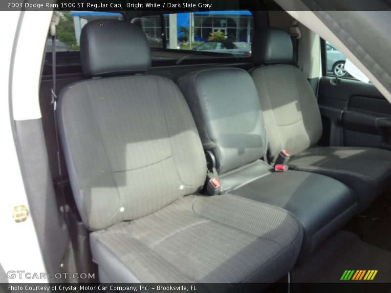 Bright White / Dark Slate Gray 2003 Dodge Ram 1500 ST Regular Cab