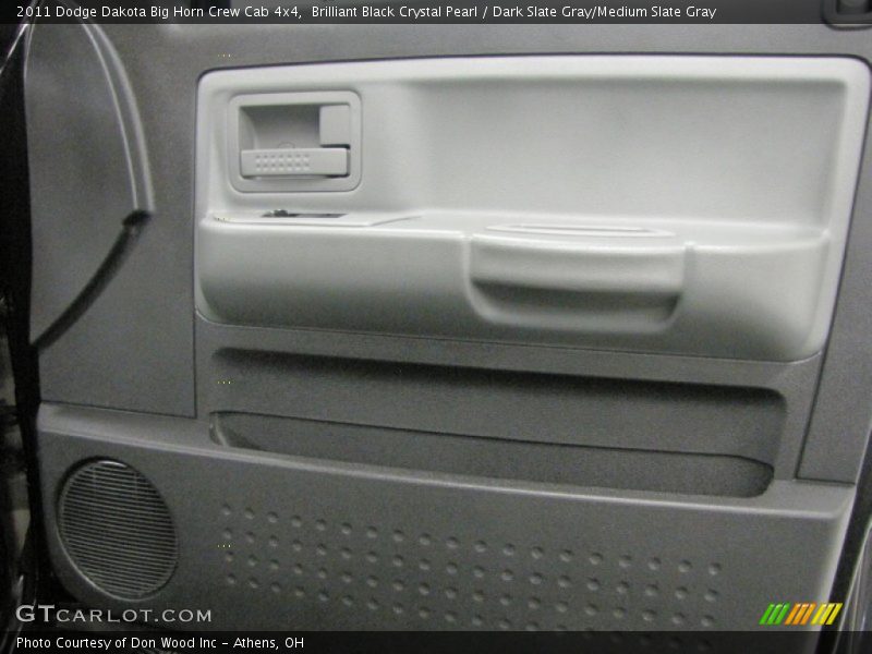 Brilliant Black Crystal Pearl / Dark Slate Gray/Medium Slate Gray 2011 Dodge Dakota Big Horn Crew Cab 4x4