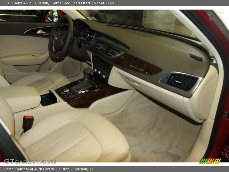 Garnet Red Pearl Effect / Velvet Beige 2013 Audi A6 2.0T Sedan