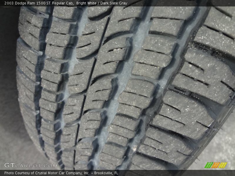 Bright White / Dark Slate Gray 2003 Dodge Ram 1500 ST Regular Cab