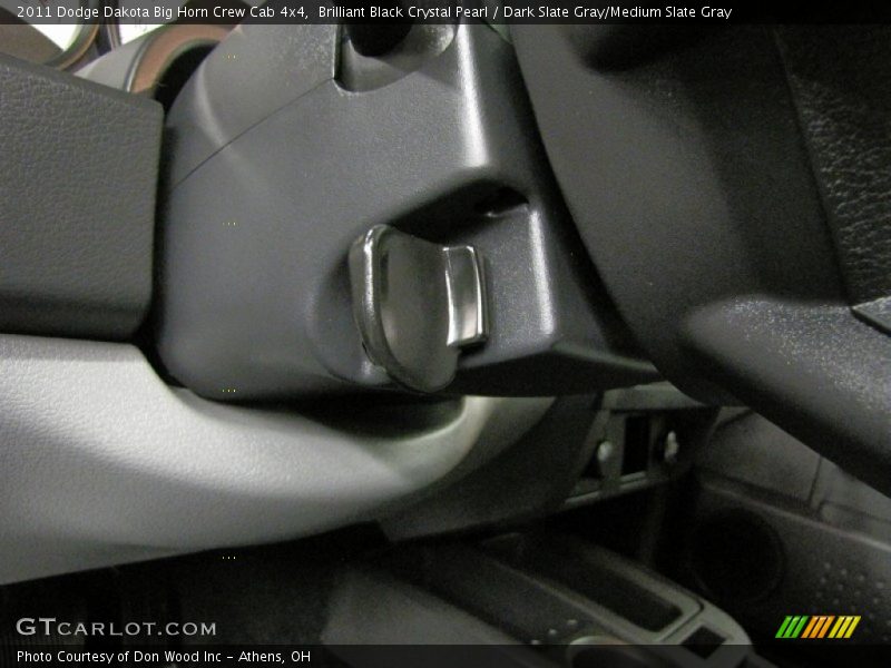 Brilliant Black Crystal Pearl / Dark Slate Gray/Medium Slate Gray 2011 Dodge Dakota Big Horn Crew Cab 4x4