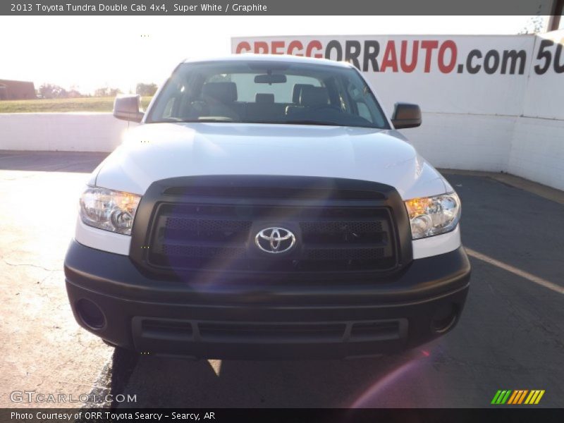 Super White / Graphite 2013 Toyota Tundra Double Cab 4x4