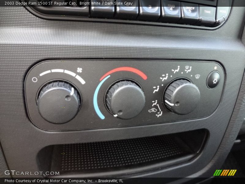 Bright White / Dark Slate Gray 2003 Dodge Ram 1500 ST Regular Cab