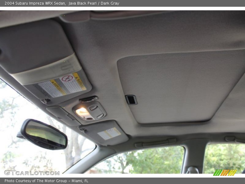 Java Black Pearl / Dark Gray 2004 Subaru Impreza WRX Sedan