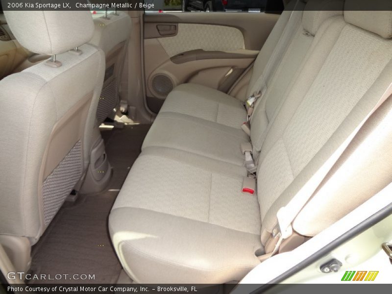 Champagne Metallic / Beige 2006 Kia Sportage LX