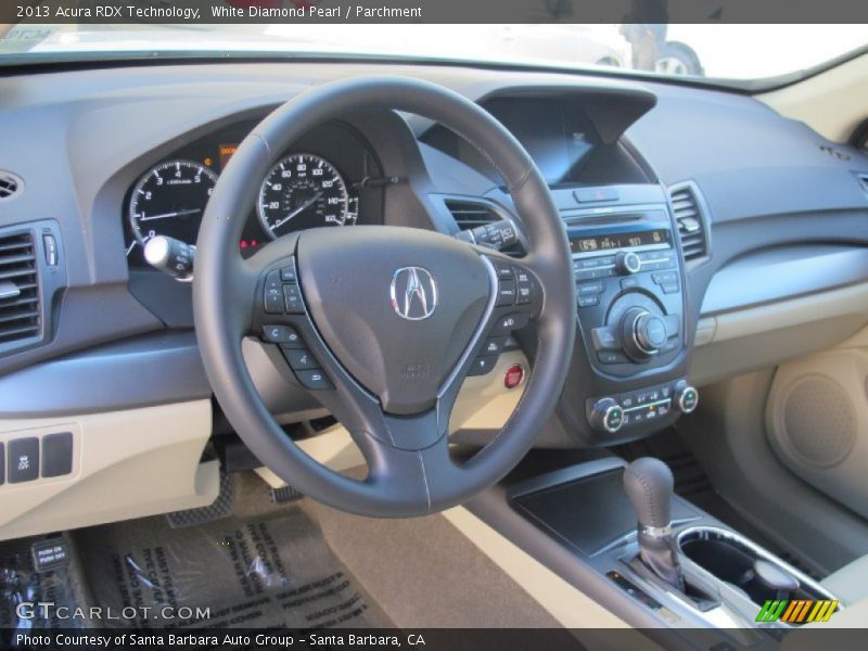 White Diamond Pearl / Parchment 2013 Acura RDX Technology