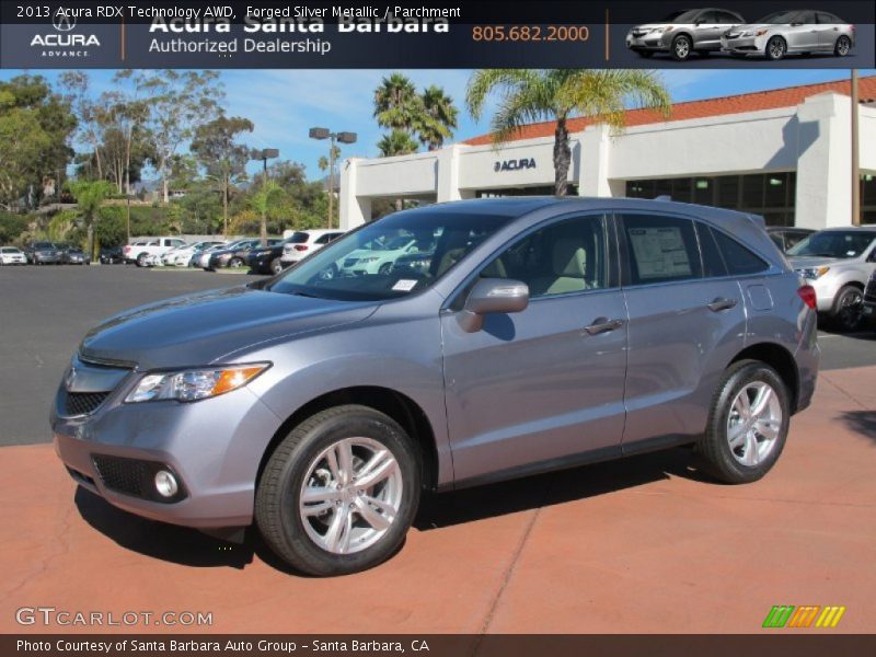 Forged Silver Metallic / Parchment 2013 Acura RDX Technology AWD