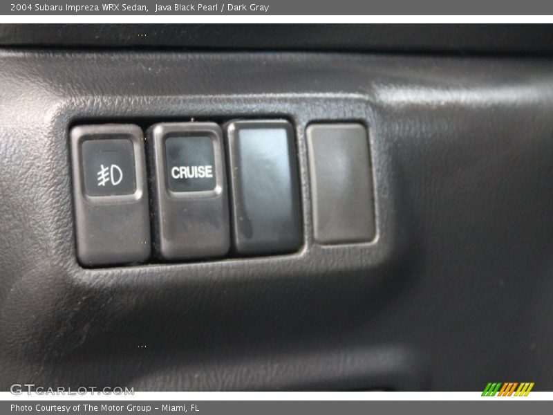 Controls of 2004 Impreza WRX Sedan