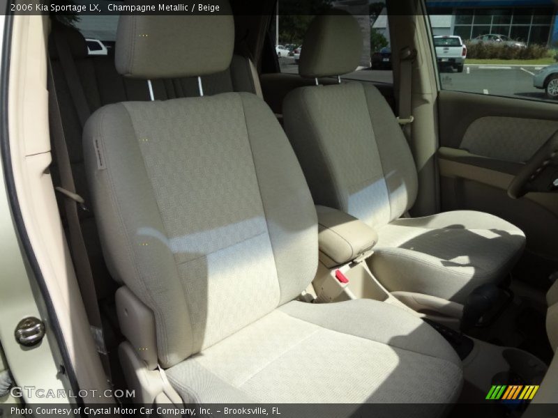 Champagne Metallic / Beige 2006 Kia Sportage LX