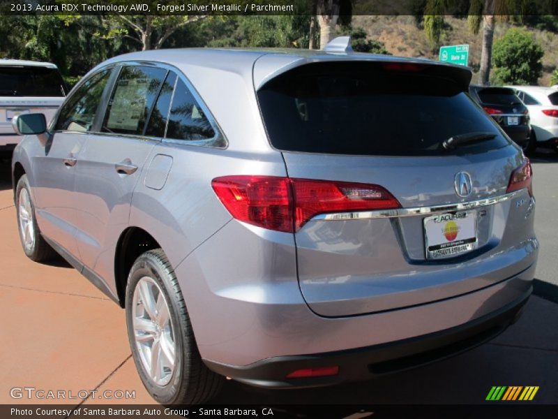 Forged Silver Metallic / Parchment 2013 Acura RDX Technology AWD