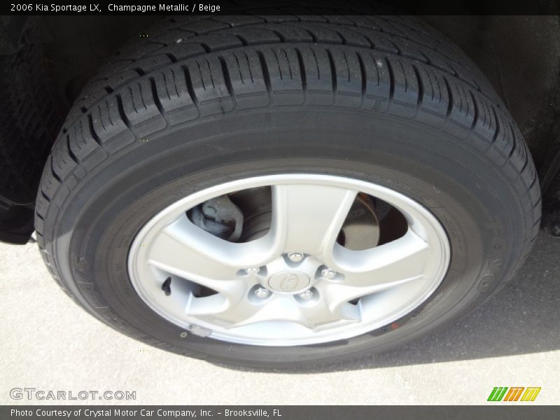 Champagne Metallic / Beige 2006 Kia Sportage LX