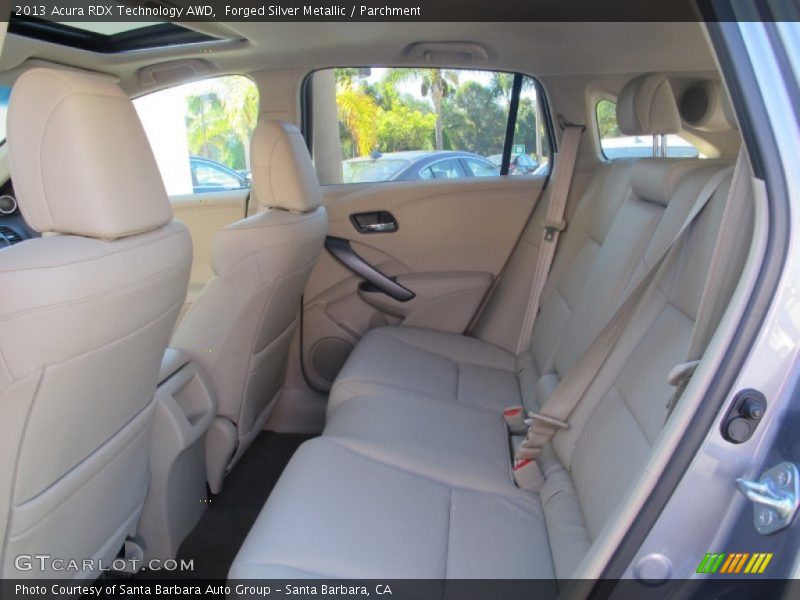 Rear Seat of 2013 RDX Technology AWD