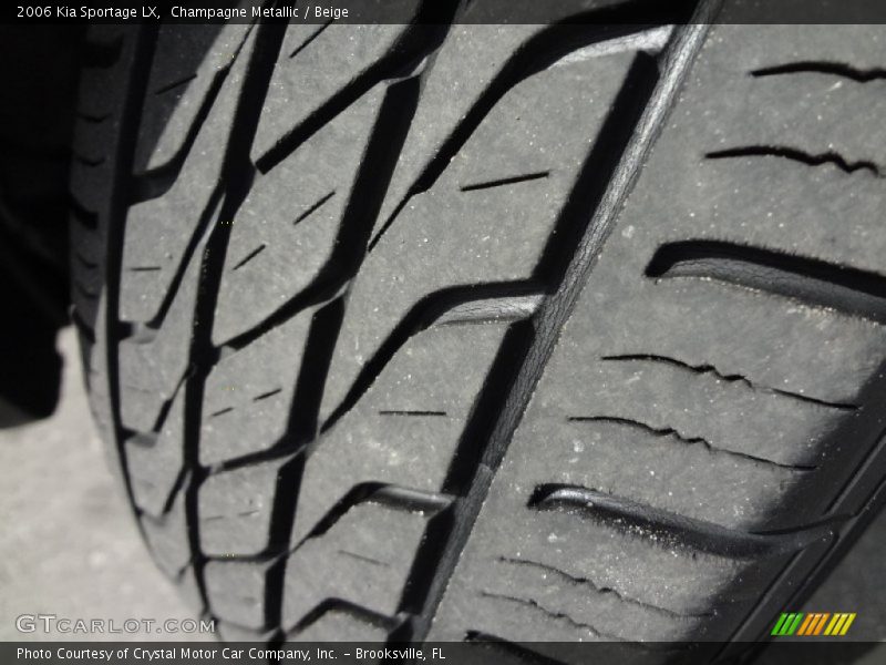 Champagne Metallic / Beige 2006 Kia Sportage LX