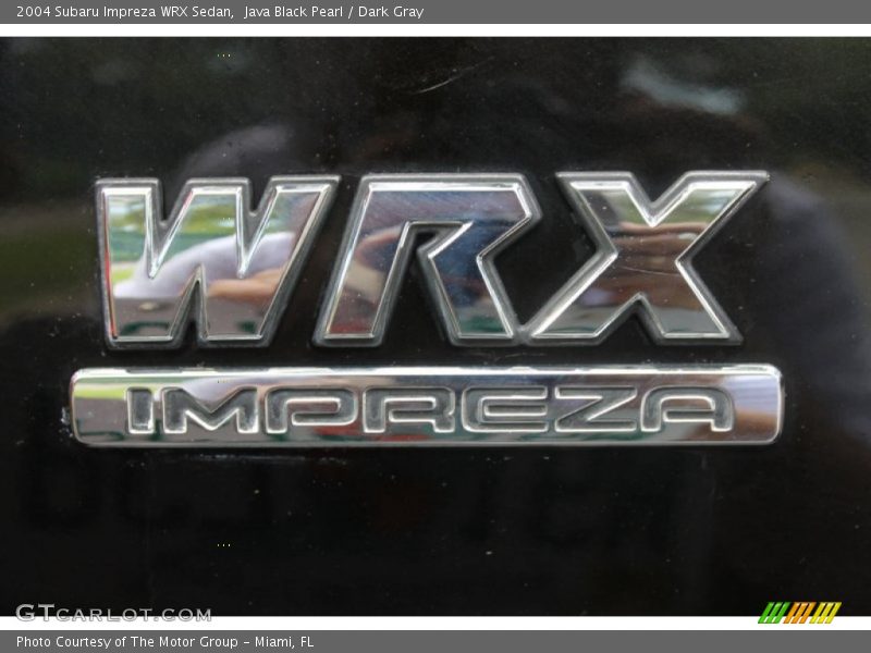 Java Black Pearl / Dark Gray 2004 Subaru Impreza WRX Sedan