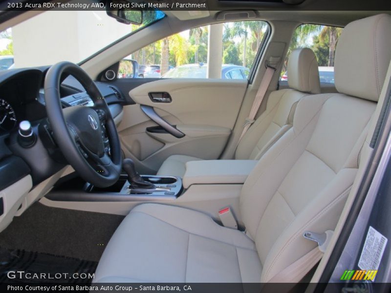 Front Seat of 2013 RDX Technology AWD