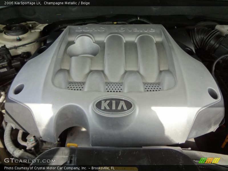 Champagne Metallic / Beige 2006 Kia Sportage LX