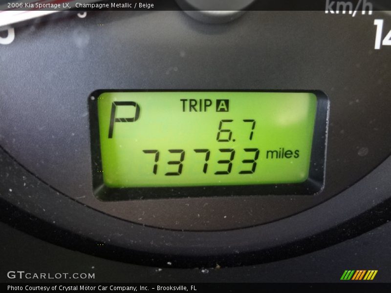 Champagne Metallic / Beige 2006 Kia Sportage LX