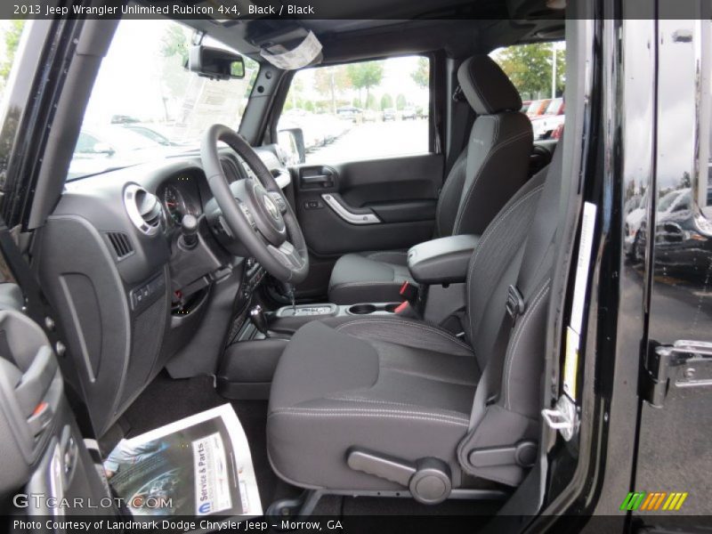 Black / Black 2013 Jeep Wrangler Unlimited Rubicon 4x4