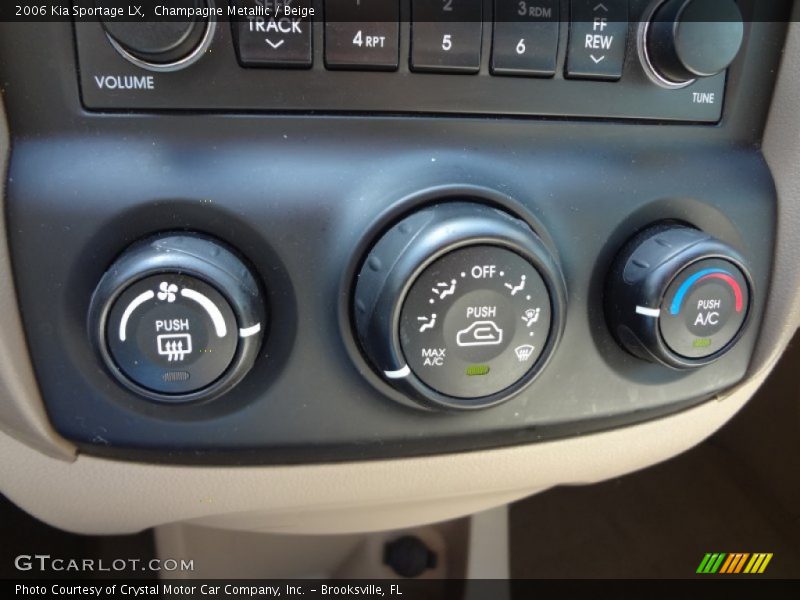 Champagne Metallic / Beige 2006 Kia Sportage LX