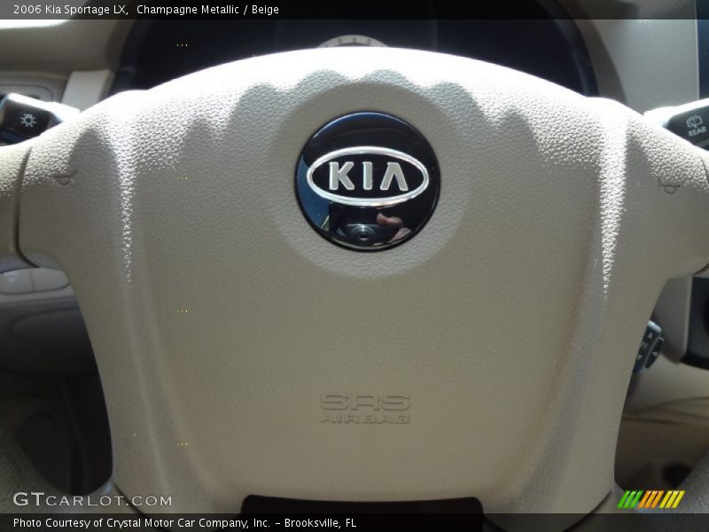 Champagne Metallic / Beige 2006 Kia Sportage LX