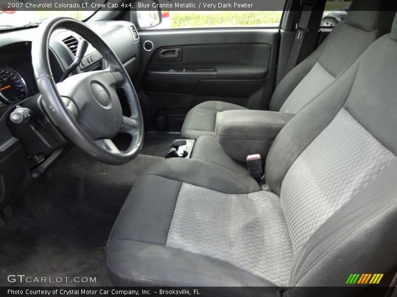 Blue Granite Metallic / Very Dark Pewter 2007 Chevrolet Colorado LT Crew Cab 4x4