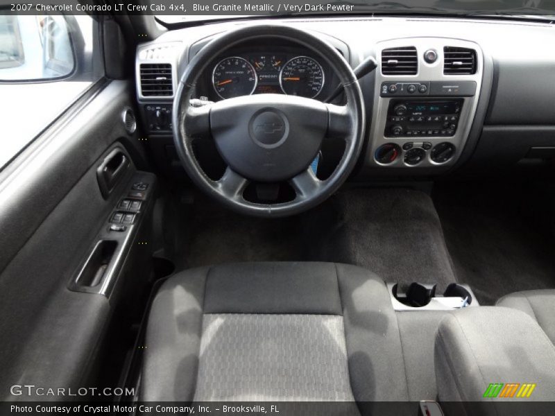 Blue Granite Metallic / Very Dark Pewter 2007 Chevrolet Colorado LT Crew Cab 4x4