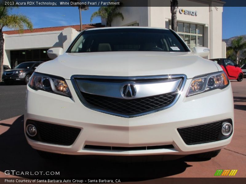 White Diamond Pearl / Parchment 2013 Acura RDX Technology