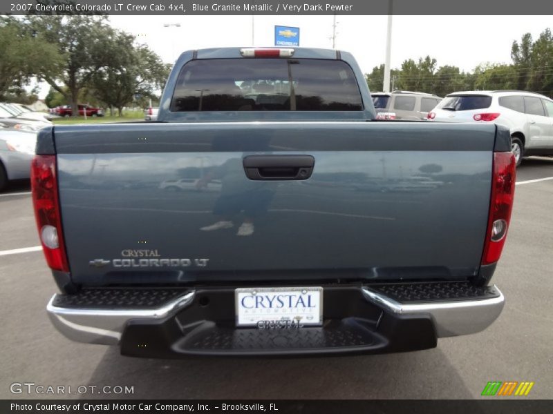 Blue Granite Metallic / Very Dark Pewter 2007 Chevrolet Colorado LT Crew Cab 4x4