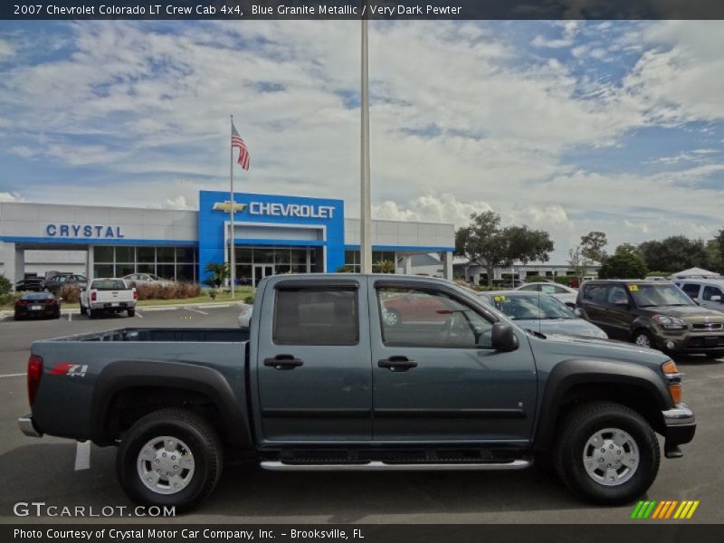 Blue Granite Metallic / Very Dark Pewter 2007 Chevrolet Colorado LT Crew Cab 4x4