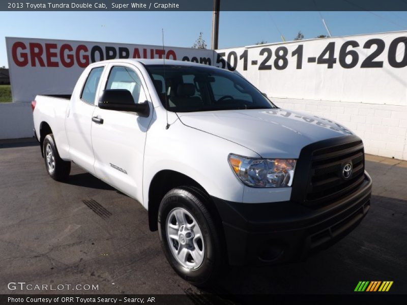 Super White / Graphite 2013 Toyota Tundra Double Cab