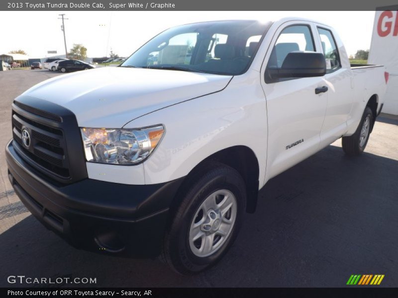 Super White / Graphite 2013 Toyota Tundra Double Cab