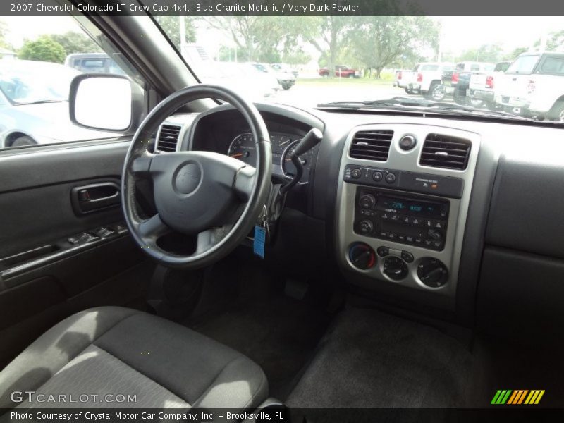 Blue Granite Metallic / Very Dark Pewter 2007 Chevrolet Colorado LT Crew Cab 4x4
