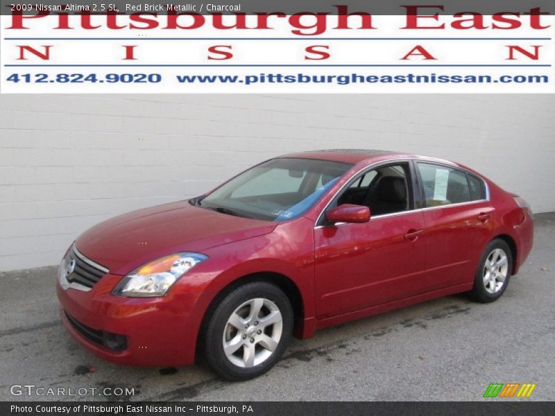 Red Brick Metallic / Charcoal 2009 Nissan Altima 2.5 SL