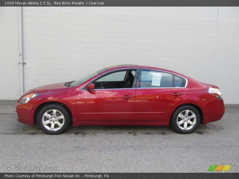 Red Brick Metallic / Charcoal 2009 Nissan Altima 2.5 SL