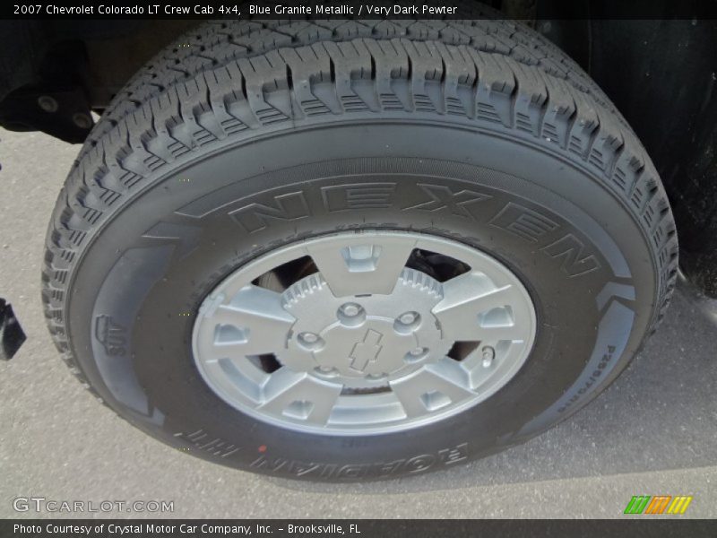 Blue Granite Metallic / Very Dark Pewter 2007 Chevrolet Colorado LT Crew Cab 4x4