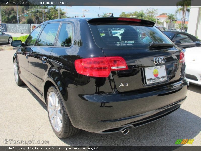 Brilliant Black / Black 2013 Audi A3 2.0 TDI