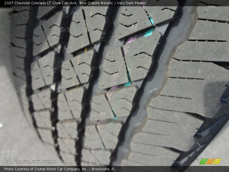 Blue Granite Metallic / Very Dark Pewter 2007 Chevrolet Colorado LT Crew Cab 4x4