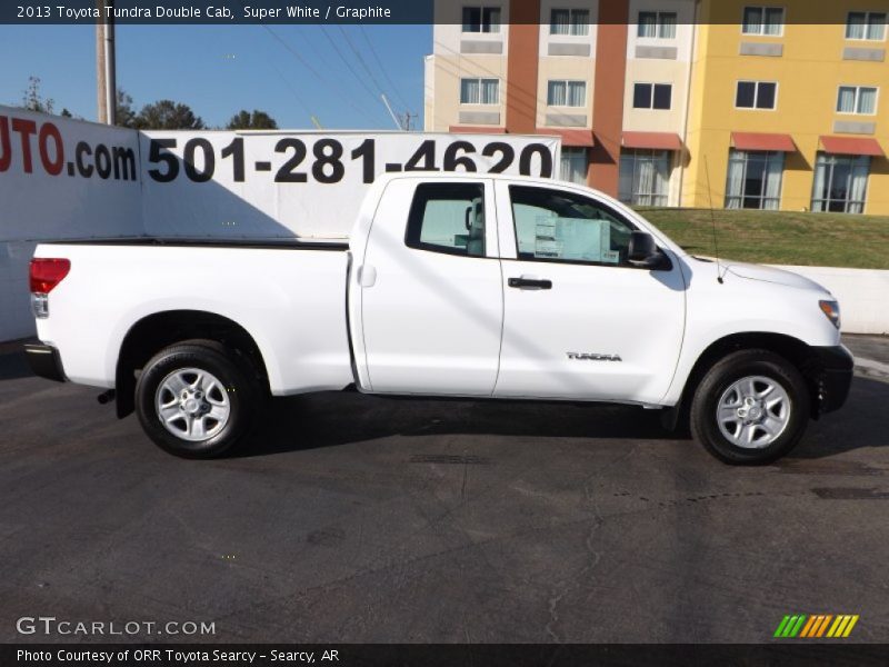 Super White / Graphite 2013 Toyota Tundra Double Cab