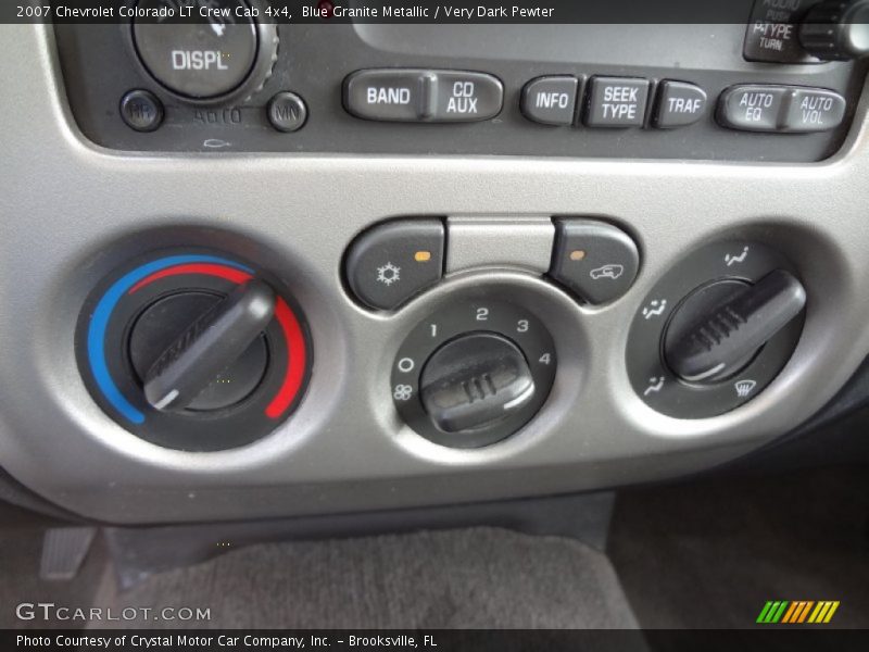 Blue Granite Metallic / Very Dark Pewter 2007 Chevrolet Colorado LT Crew Cab 4x4