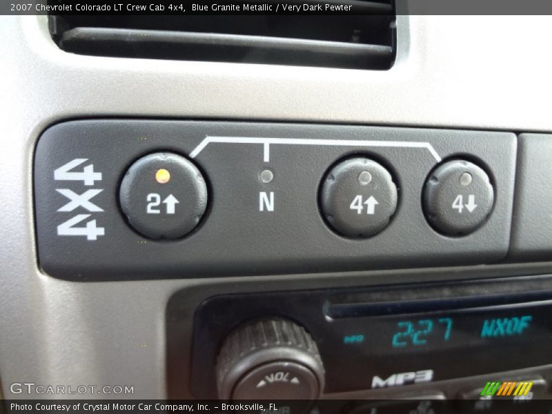 Blue Granite Metallic / Very Dark Pewter 2007 Chevrolet Colorado LT Crew Cab 4x4