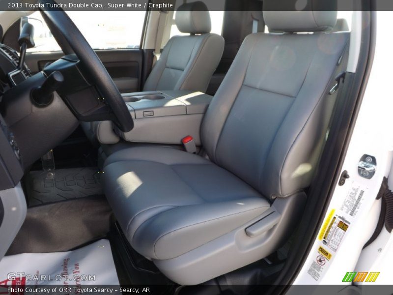 Super White / Graphite 2013 Toyota Tundra Double Cab