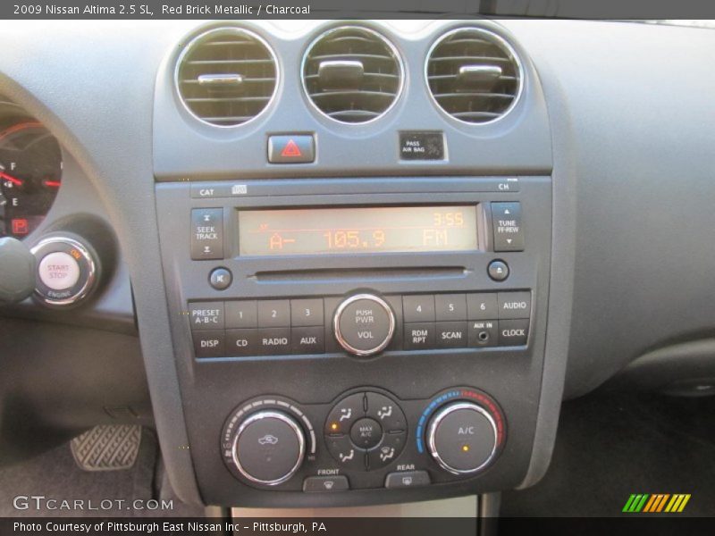 Red Brick Metallic / Charcoal 2009 Nissan Altima 2.5 SL