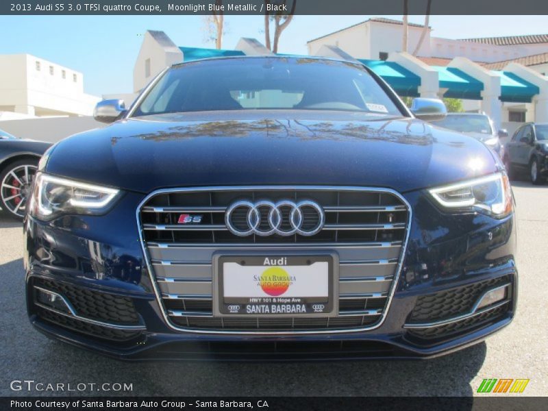 Moonlight Blue Metallic / Black 2013 Audi S5 3.0 TFSI quattro Coupe