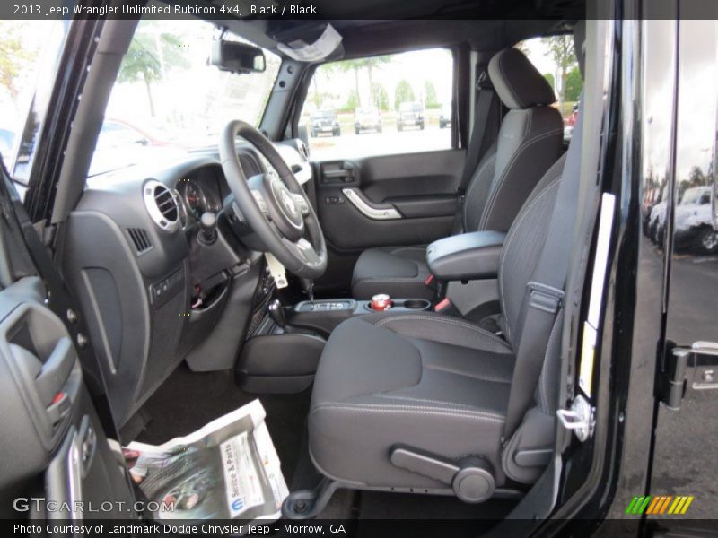 Black / Black 2013 Jeep Wrangler Unlimited Rubicon 4x4