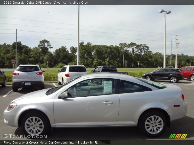 Silver Ice Metallic / Gray 2010 Chevrolet Cobalt XFE Coupe