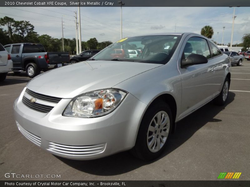 Silver Ice Metallic / Gray 2010 Chevrolet Cobalt XFE Coupe