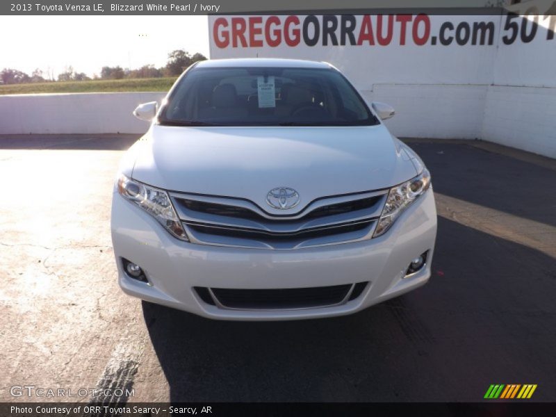 Blizzard White Pearl / Ivory 2013 Toyota Venza LE