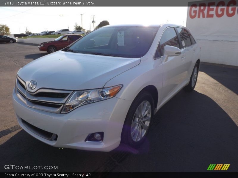 Blizzard White Pearl / Ivory 2013 Toyota Venza LE